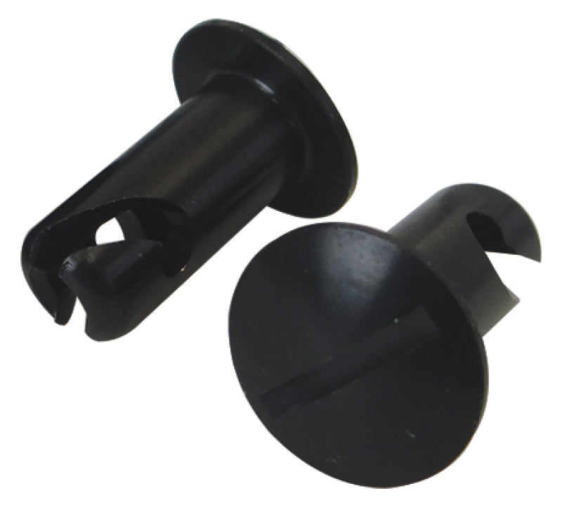 Moroso Quick Fastener - Oval Head - 5/16in x .500in - Aluminum - Black - 10 Pack-thumbmail-1