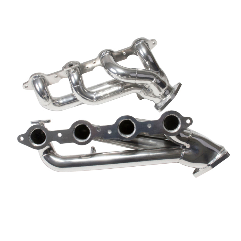 BBK 99-04 GM Truck SUV 4.8 5.3 Shorty Tuned Length Exhaust Headers - 1-3/4 Silver Ceramic-thumbmail-17