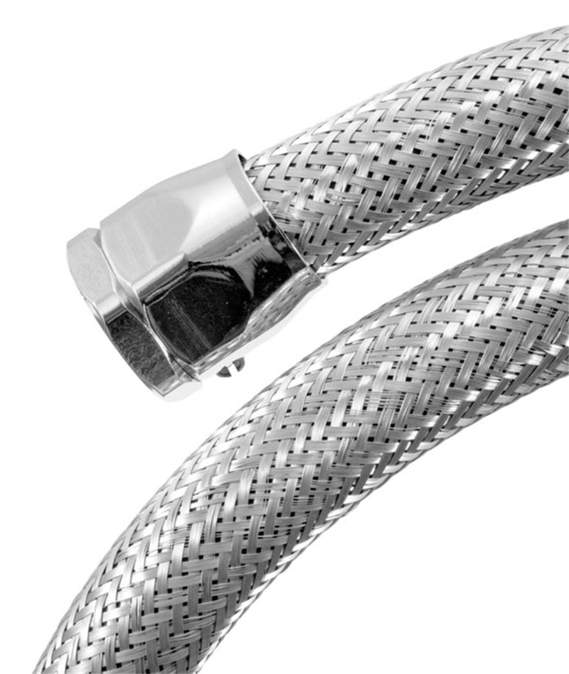 Spectre Stainless Steel Flex Heater Hose Kit 5/8in. Diameter - 4ft. Chrome-thumbmail-12