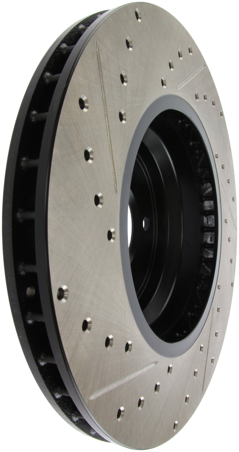 StopTech 07-09 BMW 335 (E90/E92/E93) Slotted & Drilled Left Front Rotor-thumbmail-3