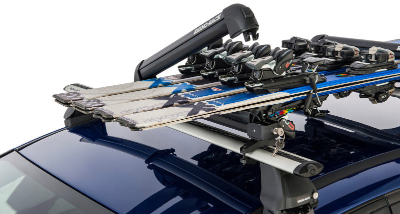 Rhino-Rack Universal Ski/Snowboard Carrier - Fits 4 Pairs of Skis or 2 Snowboards - Black-thumbmail-5
