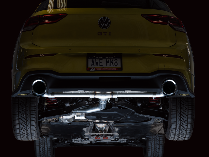 AWE 2022 VW GTI MK8 Touring Edition Exhaust - Chrome Silver Tips-thumbmail-9