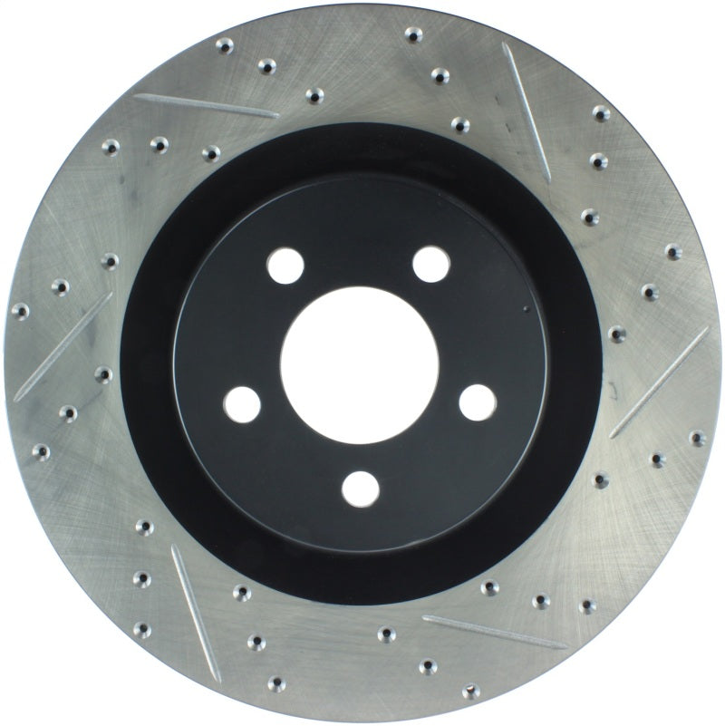 StopTech SportStop 06-09 Chrysler SRT-8 Front Left Drilled & Slotted Rotor-thumbmail-5