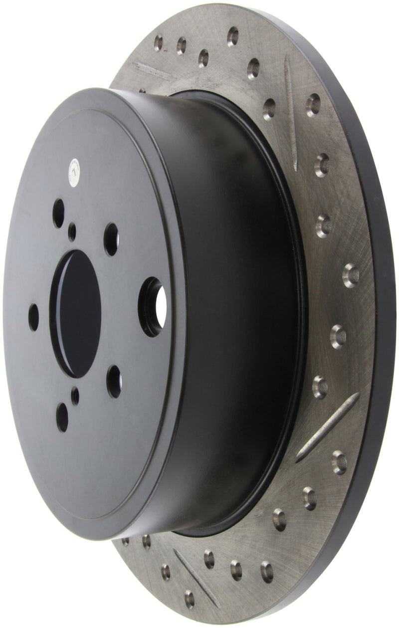 StopTech 08-10 Impreza WRX (Exc STi)/08-10 Impreza Coupe/Sedan Slotted & Drilled Left Rear Rotor-thumbmail-12