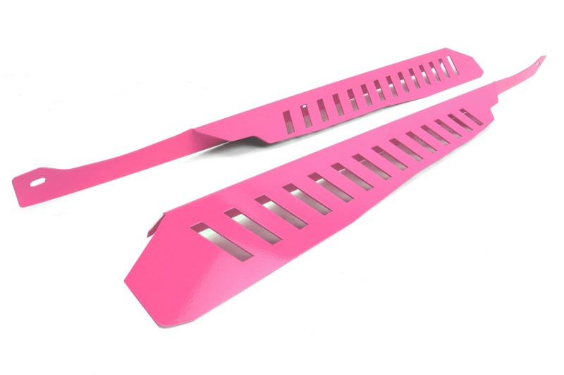 Perrin 08-14 Subaru WRX/STI Fender Shroud Set - Hyper Pink-thumbmail-2