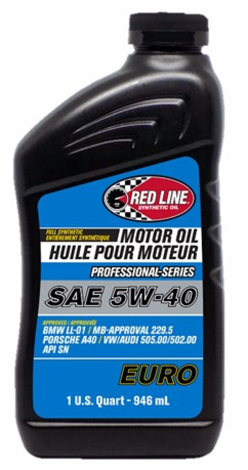 Red Line Professional Series Euro 5W40 Motor Oil - Quart