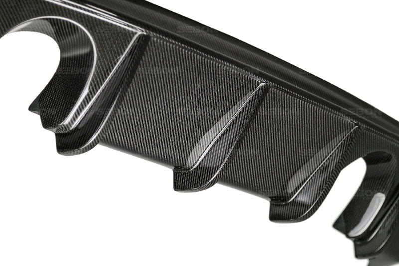 Seibon 15-16 Ford Focus OE-Style Carbon Fiber Rear Bumper Lip-thumbmail-3