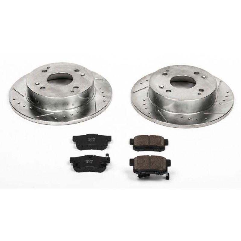 Power Stop 1997 Acura CL Rear Z23 Evolution Sport Brake Kit-thumbmail-1