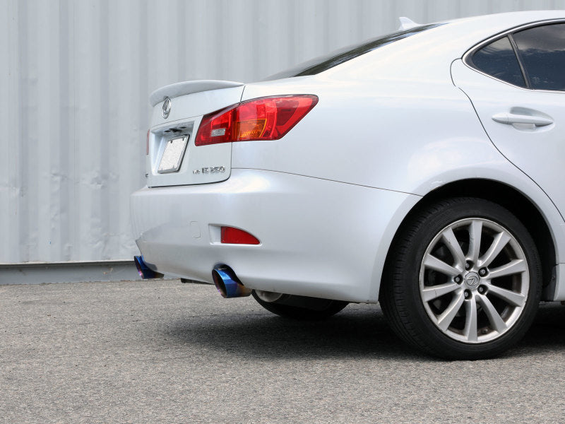 aFe POWER Takeda 06-13 Lexus IS250/IS350 SS Axle-Back Exhaust w/ Blue Flame Tips-thumbmail-4