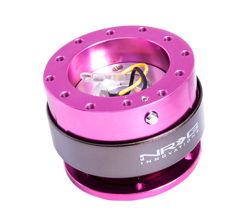 NRG Quick Release Gen 2.0 - Pink Body / Titanium Chrome Ring-thumbmail-2