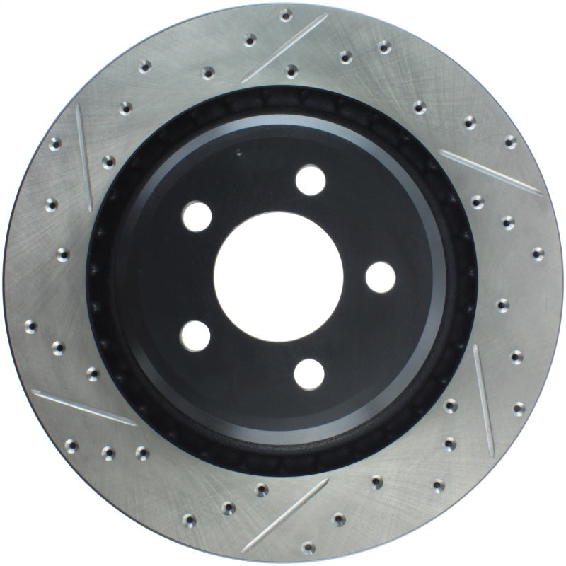 StopTech SportStop 06-09 Chrysler SRT-8 Rear Right Drilled & Slotted Rotor-thumbmail-6
