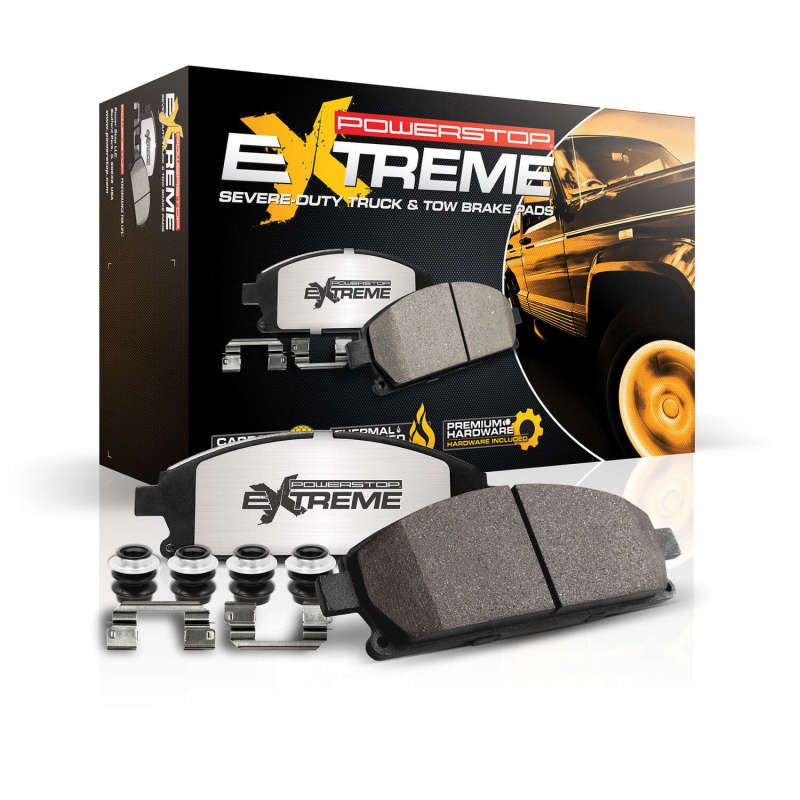 Power Stop 14-15 Ford Edge Rear Z36 Truck & Tow Brake Pads w/Hardware-thumbmail-6