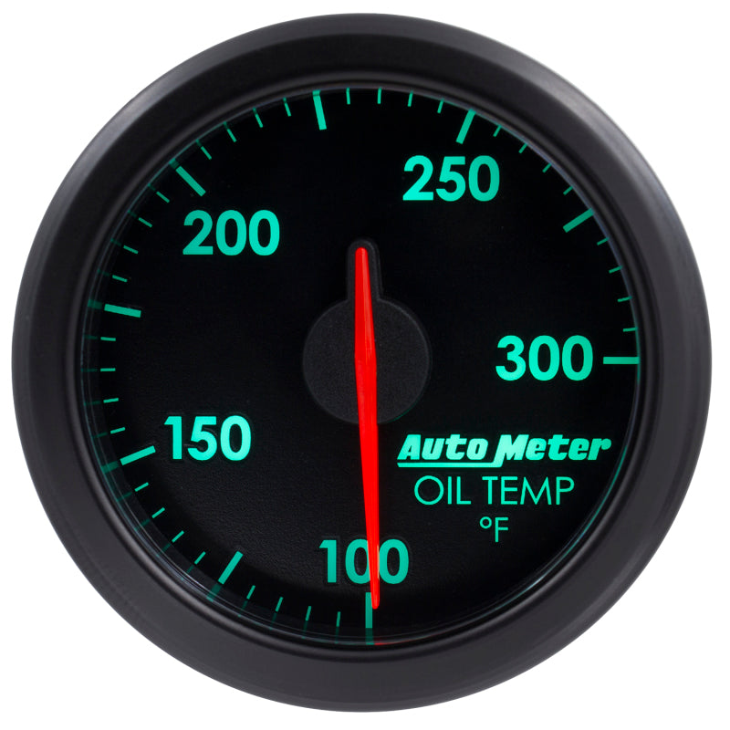 Autometer Airdrive 2-1/6in Oil Temp Gauge 100-300 Degrees F - Black-thumbmail-4