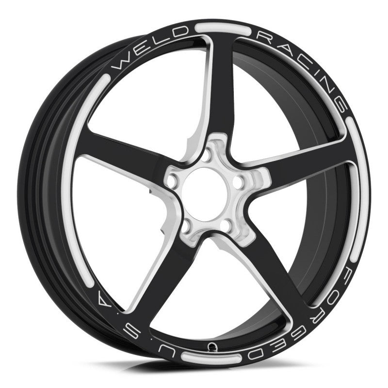 Weld Alumastar 1-Piece 18x6 / 5x4.75 BP / 2.7in. BS Black Wheel-thumbmail-1