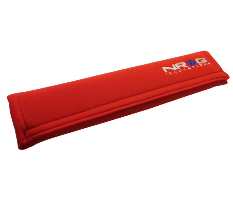 NRG Seat Belt Pads 3.5in. W x 17.3in. L (Red) Long - 1pc-thumbmail-2