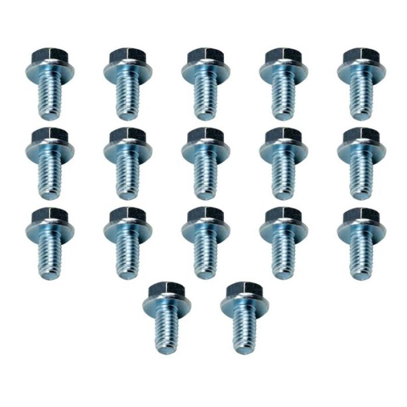 Moroso Ford C-6 Stamped Steel Transmission Pan Bolts - Set of 17-thumbmail-1