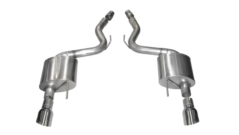 Corsa 2015 Ford Mustang GT 5.0 3in Axle Back Exhaust, Polish Dual 4.5in Tip *Sport*-thumbmail-1