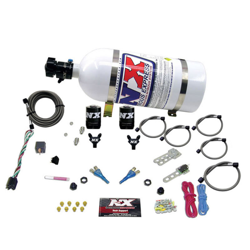 Nitrous Express Dodge EFI Full Race Dual Nozzle Nitrous Kit (100-300HP) w/10lb Bottle-thumbmail-2