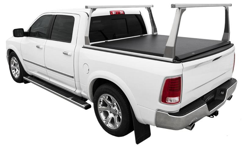 Access ADARAC Al Uprights 24in Vert Pro Kit (2 Uprights w/1 66in Cross Bar) Matte Black Truck Rack-thumbmail-4