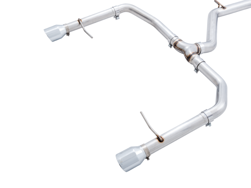 AWE Tuning 18-21 Volkswagen Jetta GLI Mk7 Track Edition Exhaust - Chrome Silver Tips (Fits OEM DP)-thumbmail-5