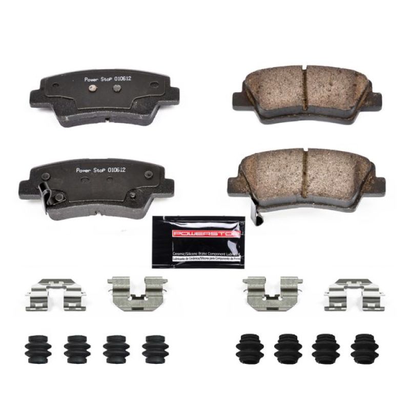 Power Stop 12-19 Hyundai Accent Rear Z23 Evolution Sport Brake Pads w/Hardware-thumbmail-2