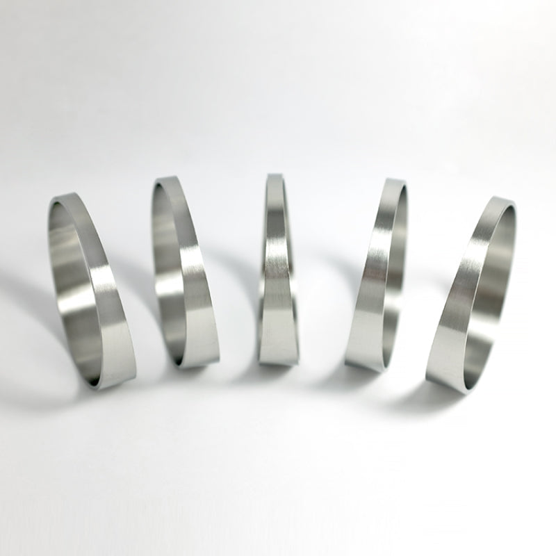 Stainless Bros 2.50in x 1.5D/3.75in CLR Loose Radius 16 Gauge Pie Cut - 5pk-thumbmail-1