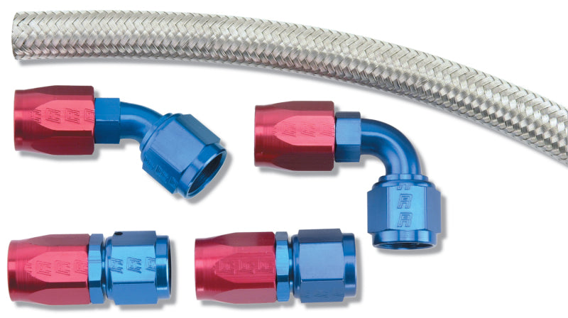 Russell Performance Holley - Fuel Pump to -8 Dual Inlet Kit (For ProFlex -4ft hose)-thumbmail-3