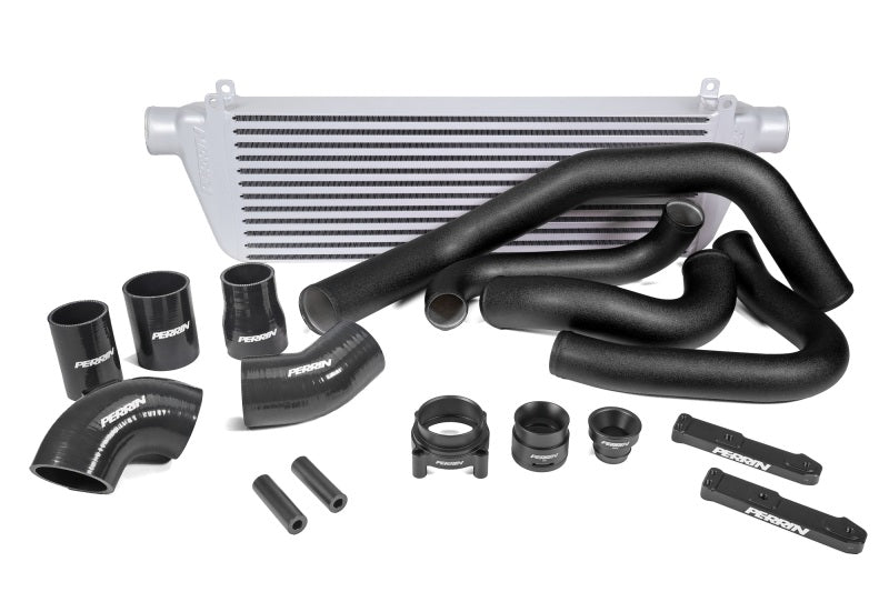 Perrin 22-23 Subaru WRX Front Mount Intercooler Kit (Black Tubes & Silver Core)-thumbmail-21