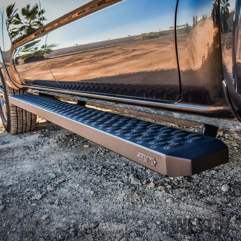 Westin Grate Steps Running Boards 79 in - Textured Black-thumbmail-8