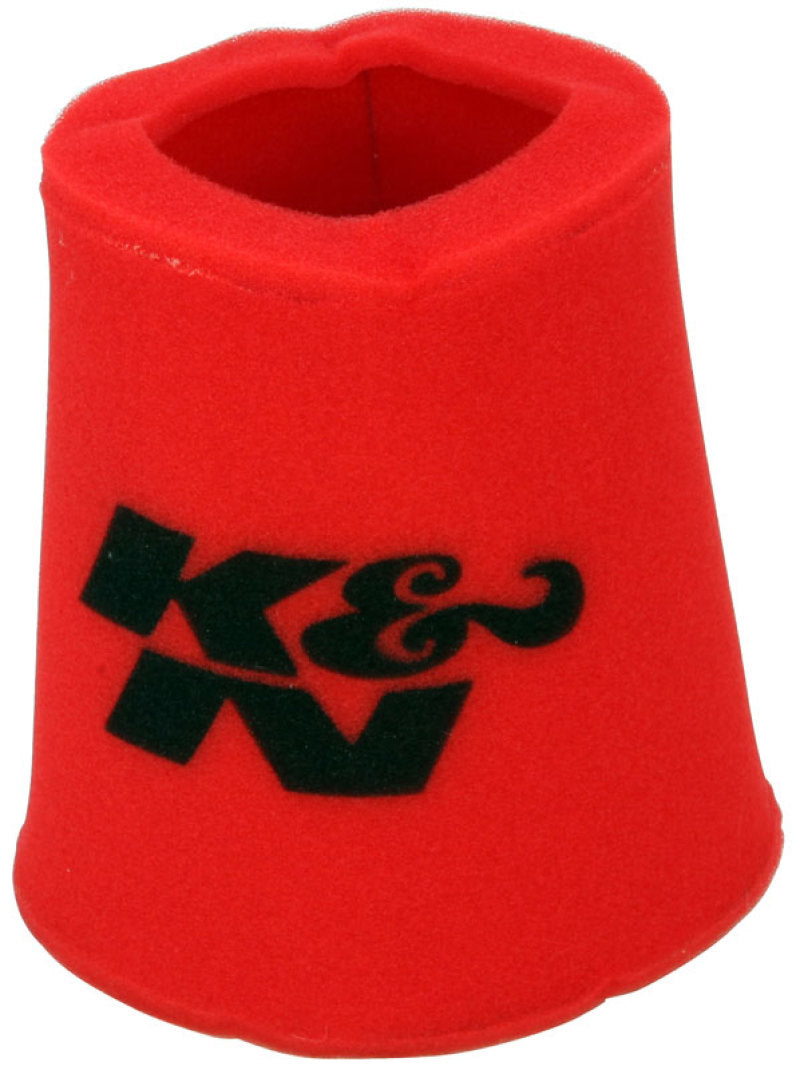 K&N Airforce PreCleaner Round Tapered Red Air Filter Foam Wrap 6in Base ID x 5in Top ID x 9in H-thumbmail-2