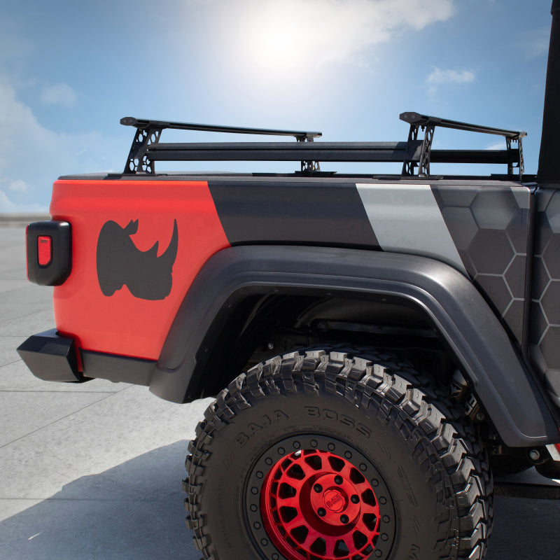 Go Rhino 20-22 Jeep Gladiator JT/16-22 Toy. Tacoma/05-21 Nssn Frontier XRS Cross Bars Kit - Tex. Blk-thumbmail-9
