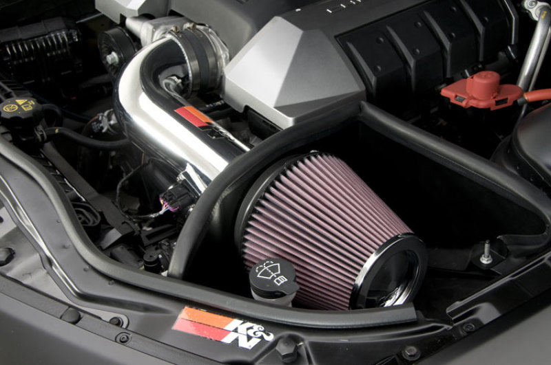 K&N 10 Camaro 6.2L V8 Polished Typhoon Short Ram Intake-thumbmail-9