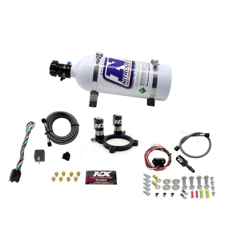 Nitrous Express Ford 3.5L/3.7L V6 Nitrous Plate Kit w/5lb Bottle-thumbmail-2