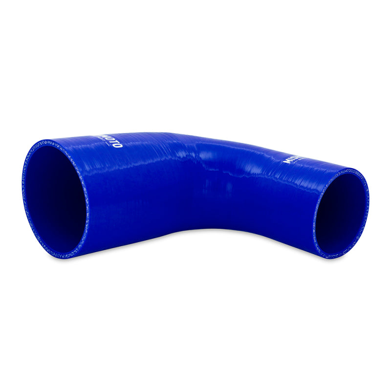 Mishimoto Silicone Reducer Coupler 90 Degree 2.5in to 4in - Blue-thumbmail-3