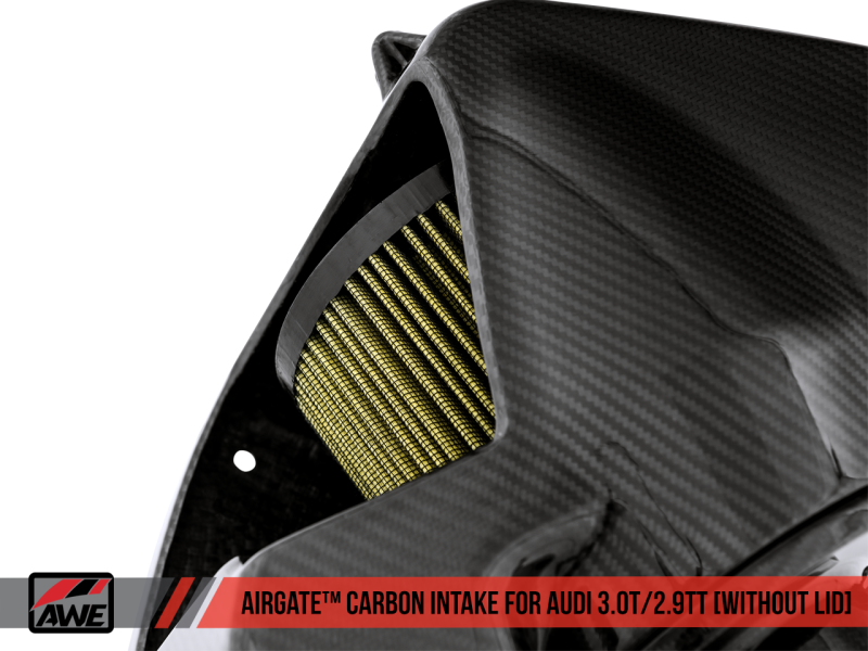 AWE Tuning Audi B9/B9.5 S4/S5/RS5 3.0T Carbon Fiber AirGate Intake w/ Lid-thumbmail-16