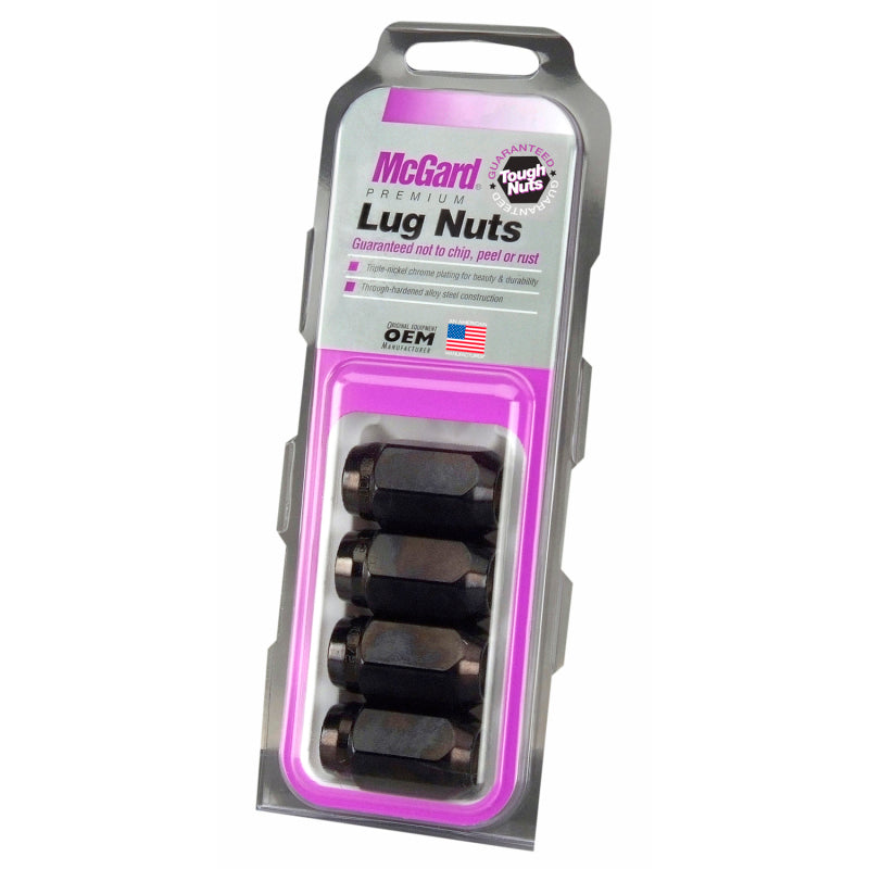 McGard Hex Lug Nut (Cone Seat) M12X1.5 / 13/16 Hex / 1.5in. Length (4-pack) - Black-thumbmail-3