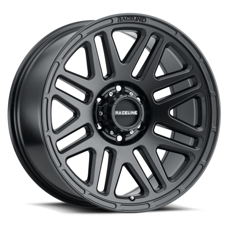 Raceline 944B Outlander 16x6in / 8x165.1 BP / 0mm Offset / 4.90mm Bore - Satin Black Wheel-thumbmail-1