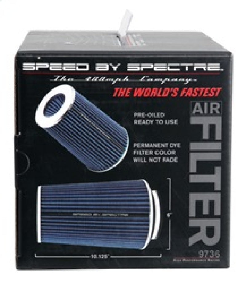 Spectre Adjustable Conical Air Filter 9-1/2in. Tall (Fits 3in. / 3-1/2in. / 4in. Tubes) - Blue-thumbmail-14