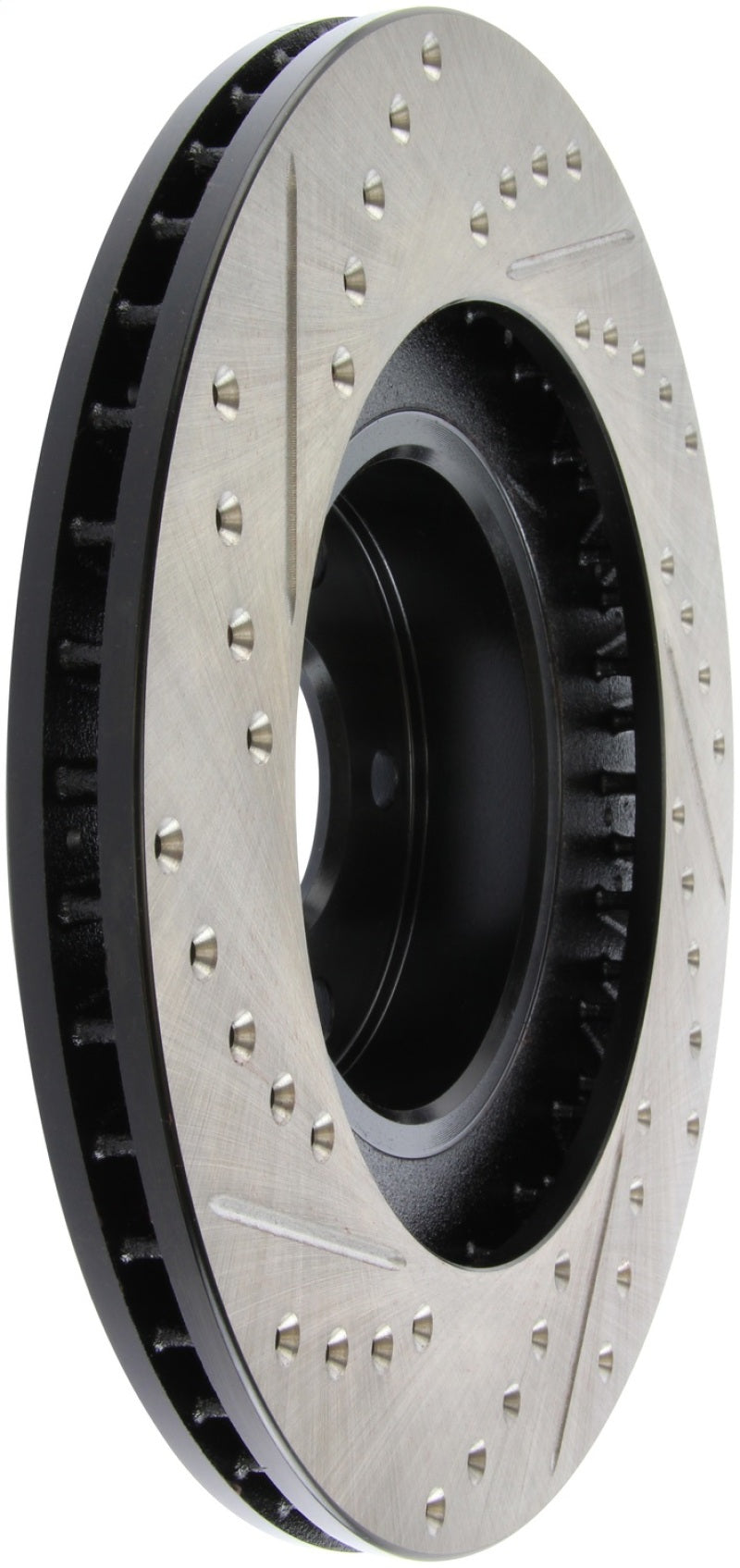 StopTech 02-10 Subaru WRX Slotted & Drilled Left Front Rotor (exc. STi)-thumbmail-15