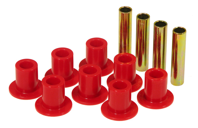 Prothane 87-96 Jeep Front Spring & Shackle Bushings - Red-thumbmail-1