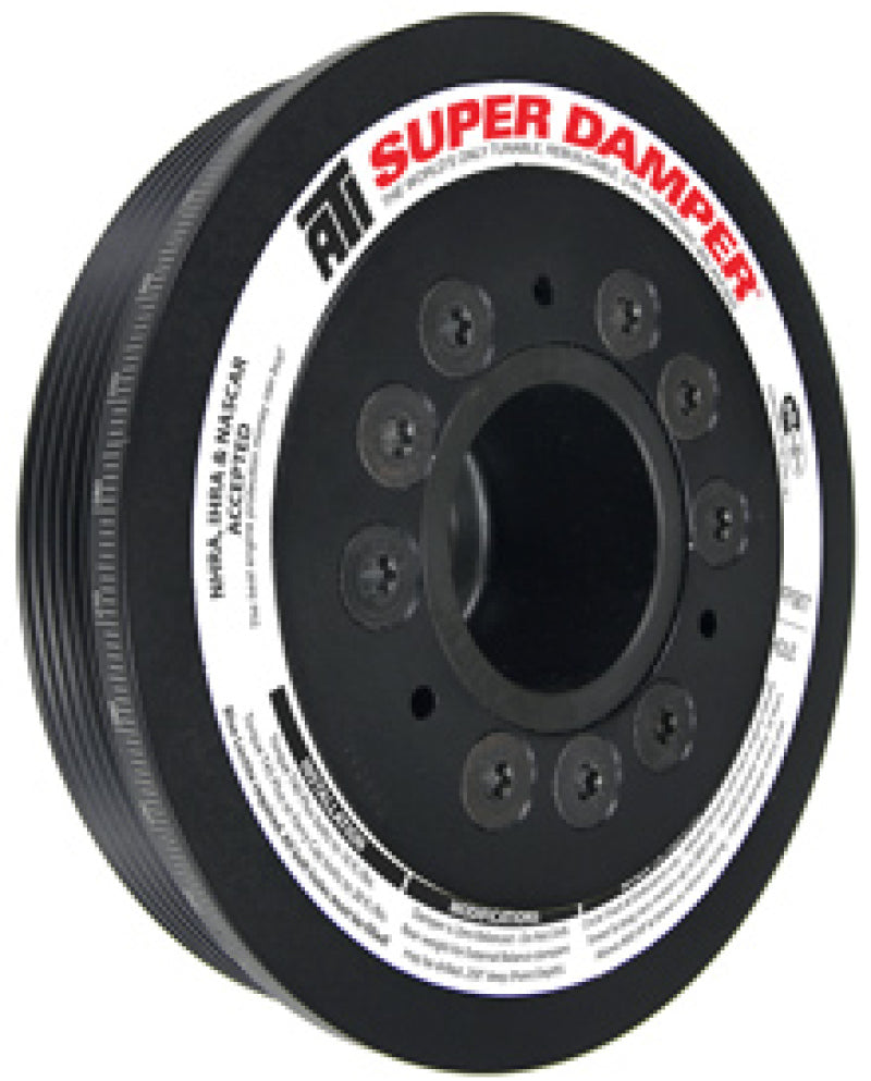 ATI Damper - 6.78in - Alum - 6 Grv - Mitsubishi Evo 8 - 4G63 - w/Integra Lower Cam Drive-thumbmail-1