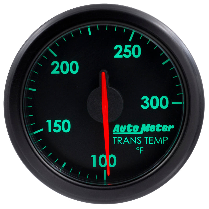 Autometer Airdrive 2-1/6in Trans Temperature Gauge 100-300 Degrees F - Black