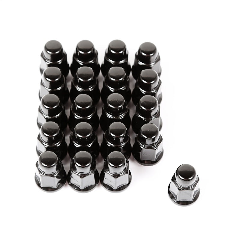 Rugged Ridge Wheel Lug Nut Set of 20 Black 1/2-20-thumbmail-2