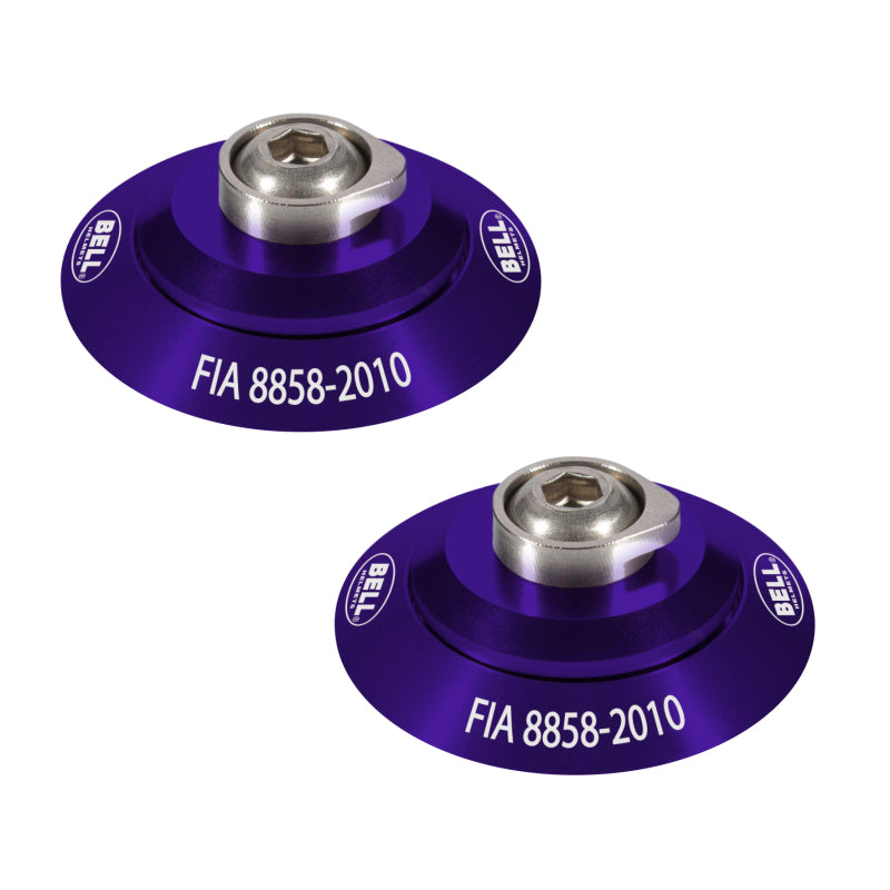 Bell HANS Clip Set - Purple FIA8858-2010-thumbmail-1