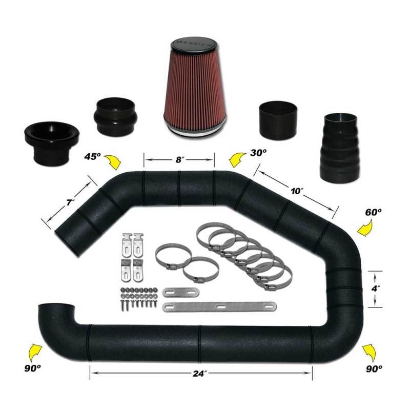 Airaid U-Build-It - Universal 4in Master Kit II w/700-469 9in Filter-thumbmail-2