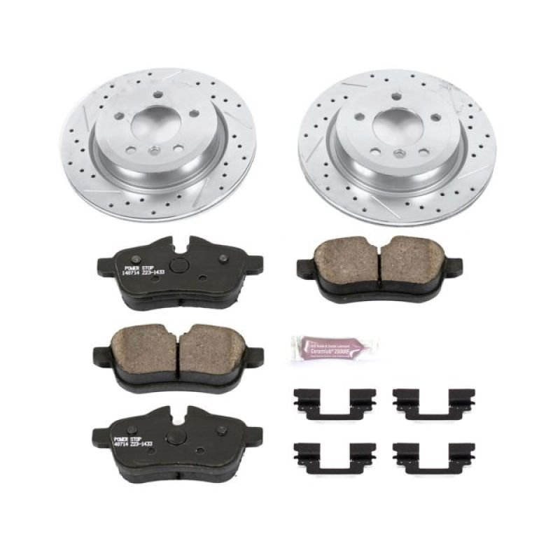 Power Stop 09-10 BMW Z4 Rear Z23 Evolution Sport Brake Kit-thumbmail-1