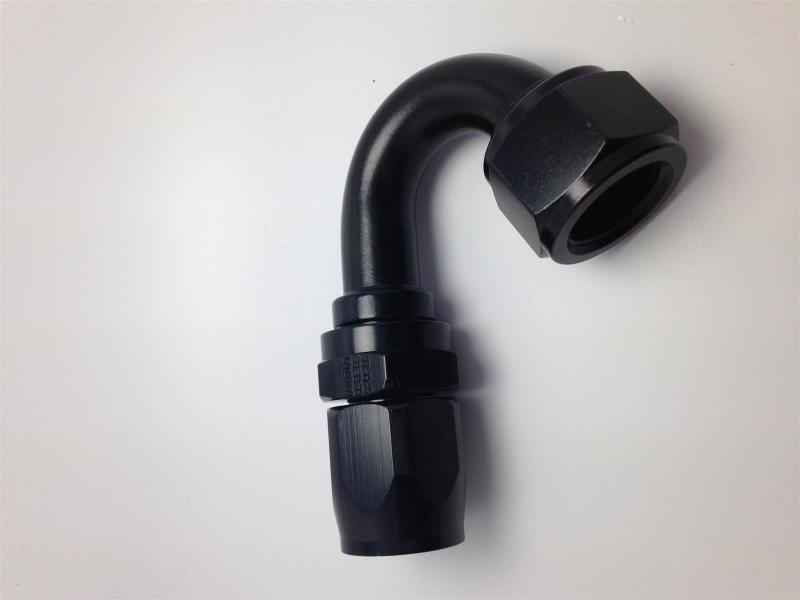 Fragola -16AN Fem x -12AN Hose 150 Degree Reducing Hose End - Black-thumbmail-2