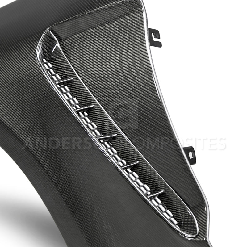 Anderson Composites 2018 Ford Mustang GT350 Style Carbon Fiber Fenders (Pair)-thumbmail-8