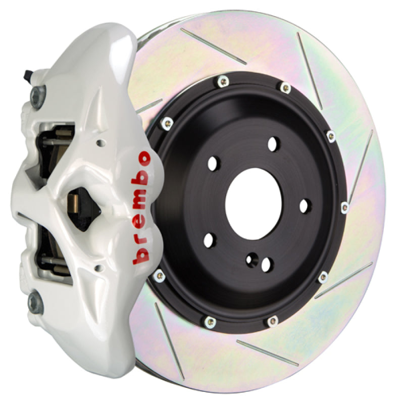 Brembo 15-23 Mustang GT/V6/EcoBoost Rear GT BBK 4 Piston Cast 380x28 2pc Rotor Slotted Type1-White-thumbmail-1