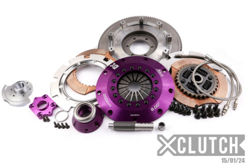 XClutch 93-95 Mazda RX-7 1.3L 8in Twin Sprung Ceramic Clutch Kit-thumbmail-2